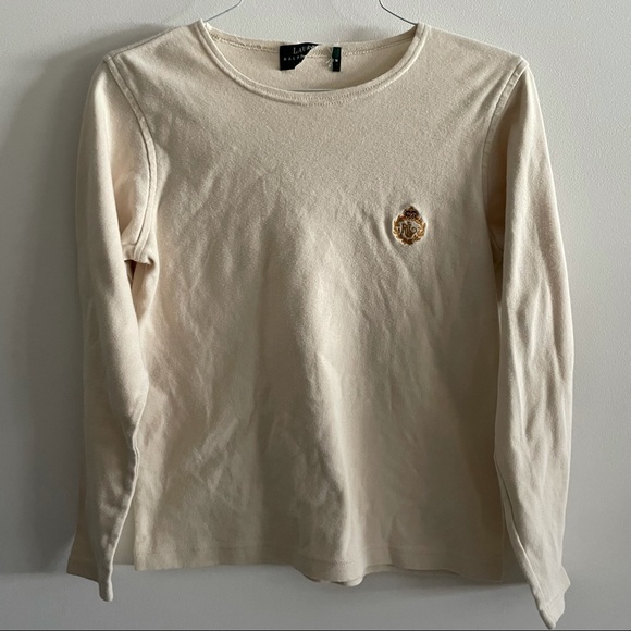 Lauren Ralph Lauren Tops - Vintage Ralph Lauren long sleeved crewneck tee
